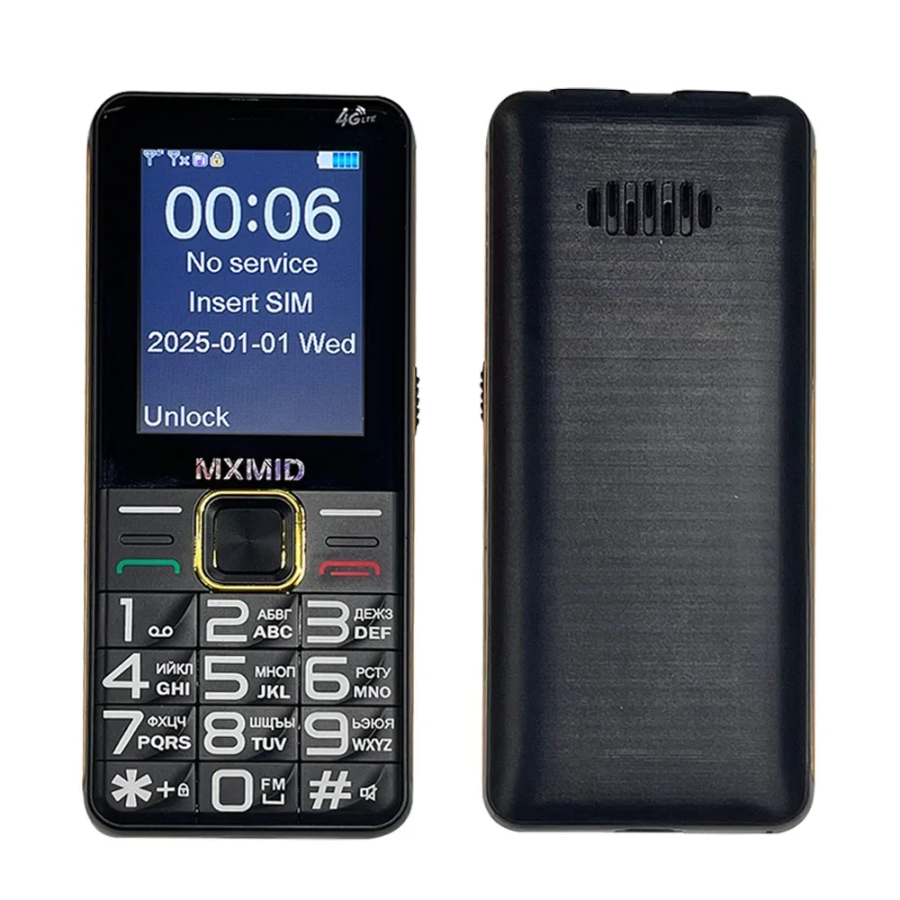 UNIWA MXMID G880 PRO 2.4 بوصة 4G الهواتف مصباح يدوي زر كبير 6800mAh وقت طويل الاستعداد الهاتف المحمول لوحة المفاتيح الروسية لكبار السن #2