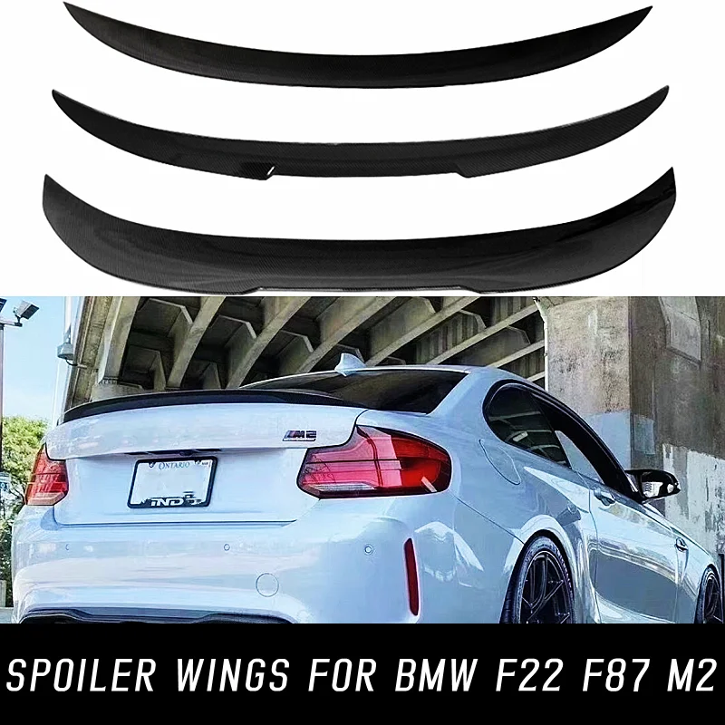 For 2014-2021 BMW 2 Series F22 F23 F87 M2 218i 220i 228i M235i M240i M4 MP PSM Style Rear Trunk Lid Spoiler Wings Car Accessorie