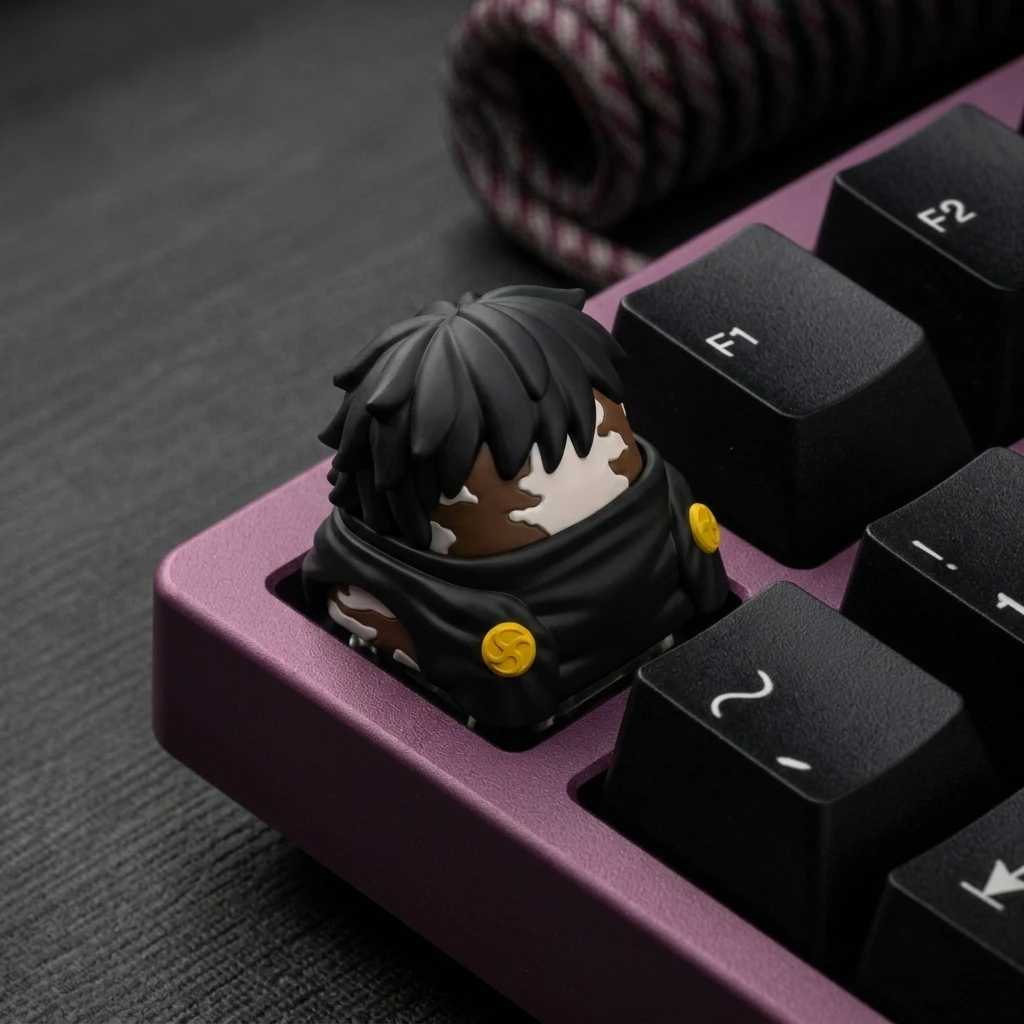Keycaps for Anime Character Image Design, universal ESC Key for Mechanical Keyboard with Cross Shaft - a Festive Gift