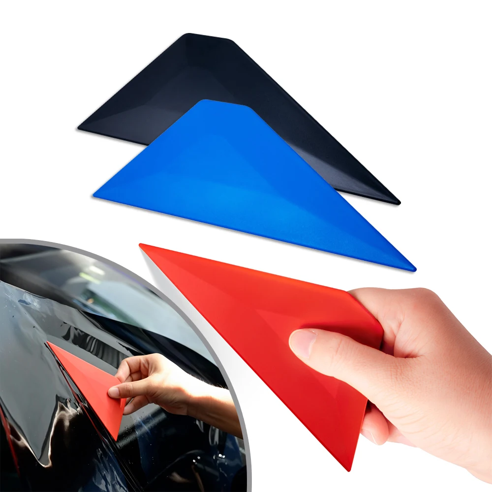 

EHDIS Car Corner Triangle Scraper Window Tinting Squeegee Carbon Film Edge Tucking Tool Sticker Decals Wrapping Vinyl Applicator