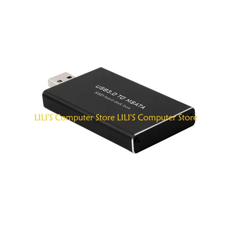 A52B USB đến MSATA SSD Hard Disk Box Converter Bộ chuyển đổi bộ điều hợp bên ngoài cho trường hợp