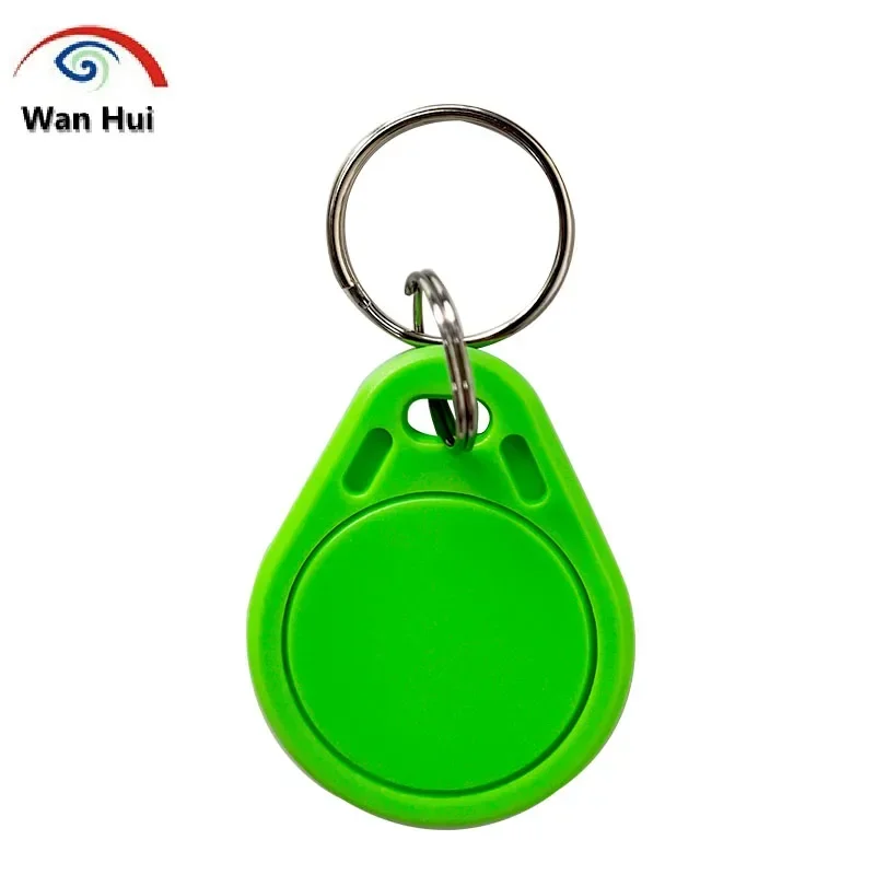 10Pcs UFUID 13.56MHz IC RFID Keychain Card NFC Tag Replaceable Unit 0, Writable for Access Control Elevator Door