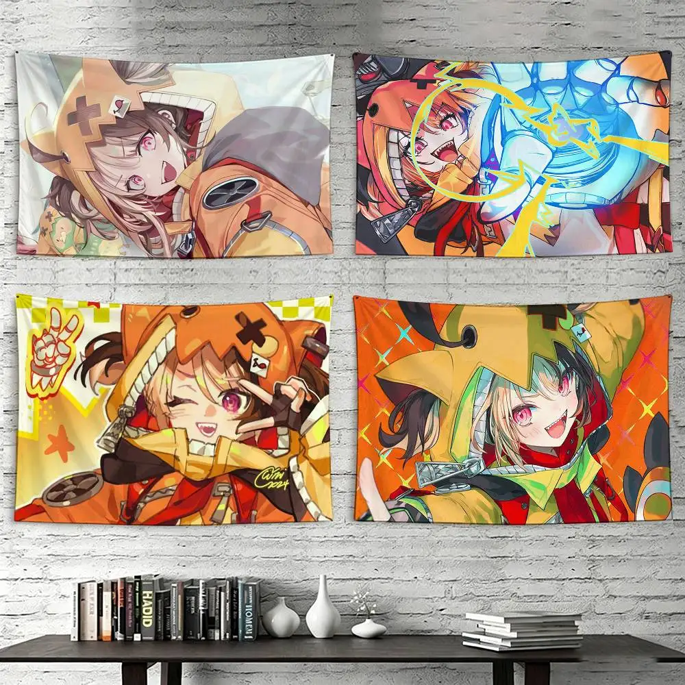

Gigi M-Murin H-ololive Flags Suitable For Party Club Outdoor Interior Wall Decoration Banner Fans Gift