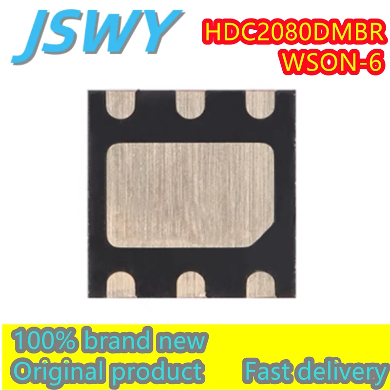 (2/40 pieces) HDC2080DMBR HDC2080 Code 3C WSON-6 Digital Humidity and Temperature Sensor Chip Original Stock Fast Delivery