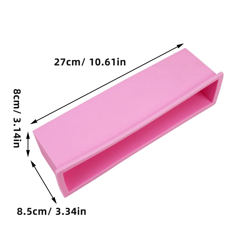 Flexible Rectangular Soap Loaf Silicone Mold DIY Tool for Soap Cake Making Supplies (, Small Size) soap mold