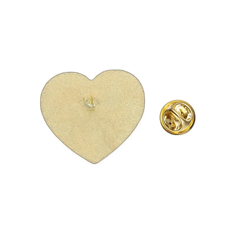Colorful Striped Enamel Lapel Pin Rainbow Chick Butterfly Heart Paw Brooch Badge Clothes Backpack Decorative Jewelry Pin