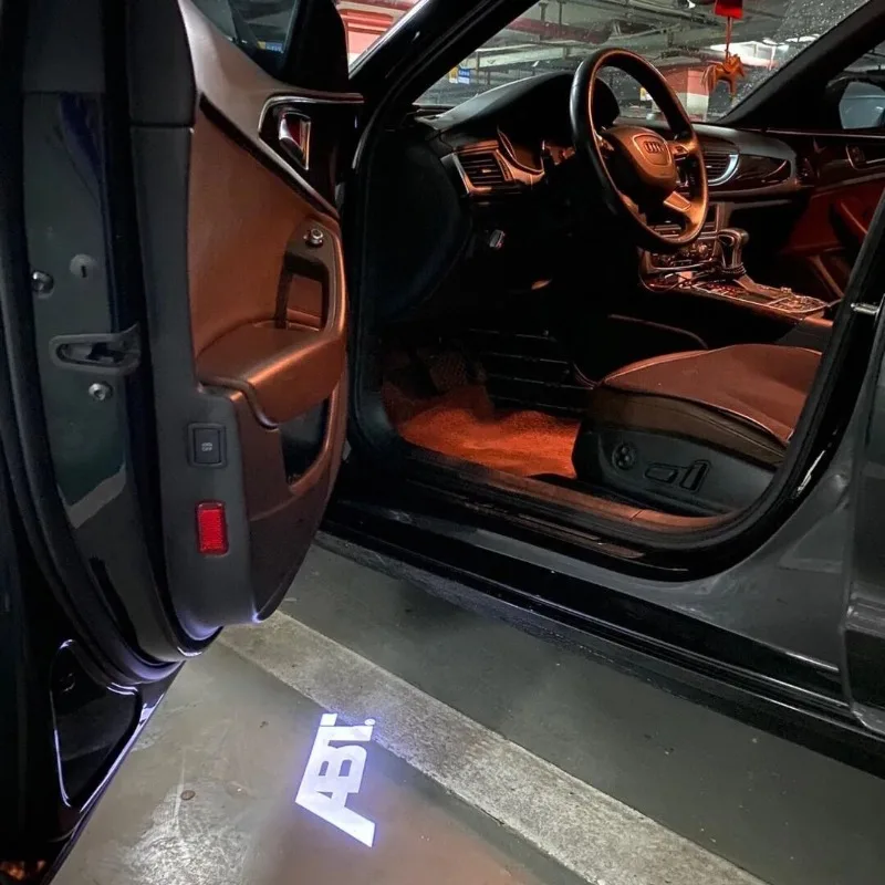 

LED Car Door Welcome Light Logo Courtesy Projector Lamp for Audi ABT A6 RS6 S5 S4 A8 A4 A1 A3 SQ7 TT RS4 RS3 R8 A5 A7 Q3 Q5 Q7