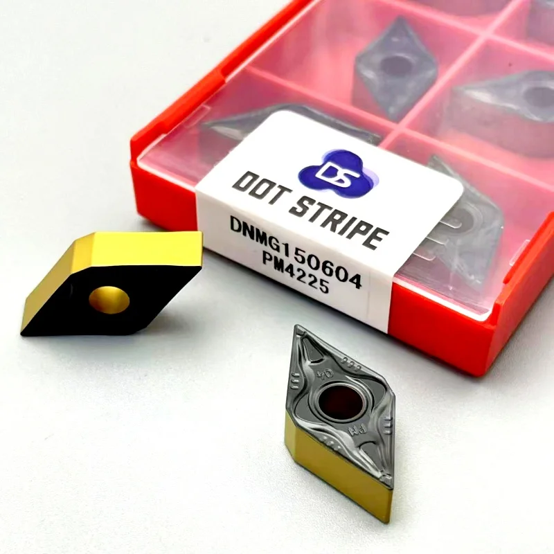 

10pcs DNMG150604 DNMG150608 PM4225 Turning Carbide Insert High Quality Tokarnyy turning tool DNMG 150608 CNC machine tool blade