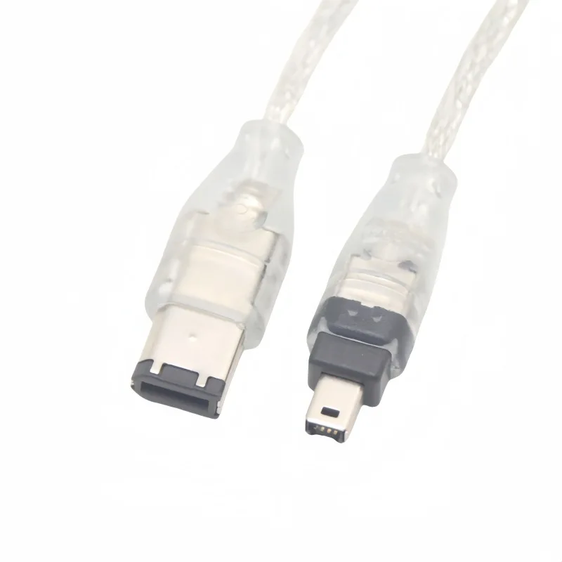 2pcs Ieee Data Adapter 1394 Firewire USB 2.0 To 4pin To 6pin Data Cable IEEE 1394 Connection Cable Camera DV Acquisition Card