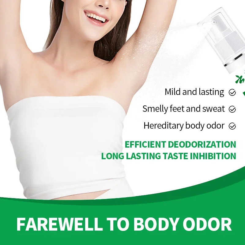 Underarm Odor Removal Spray Armpit Odor Remover Underarm Perfume Deodorant Sweat Deodorizer Antiperspirants Men Women Body Care