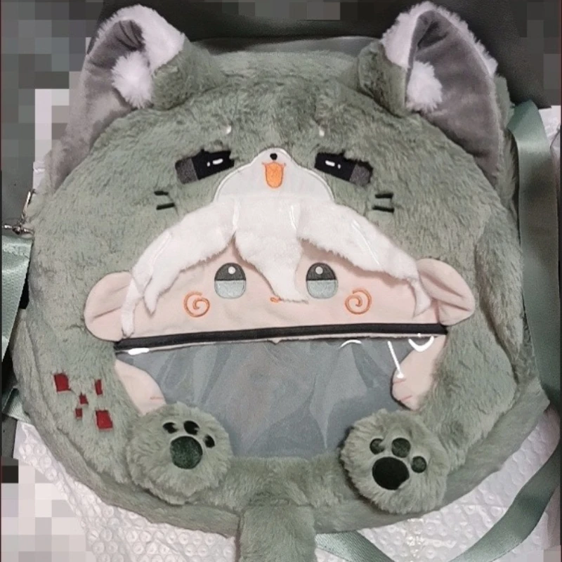 Anime Game Danganronpa 2 Nagito Komaeda Kawaii Cosplay Plush Stuffed Itbag Backpack Lolita Girls Funny Shoulders Bag Fans Gift