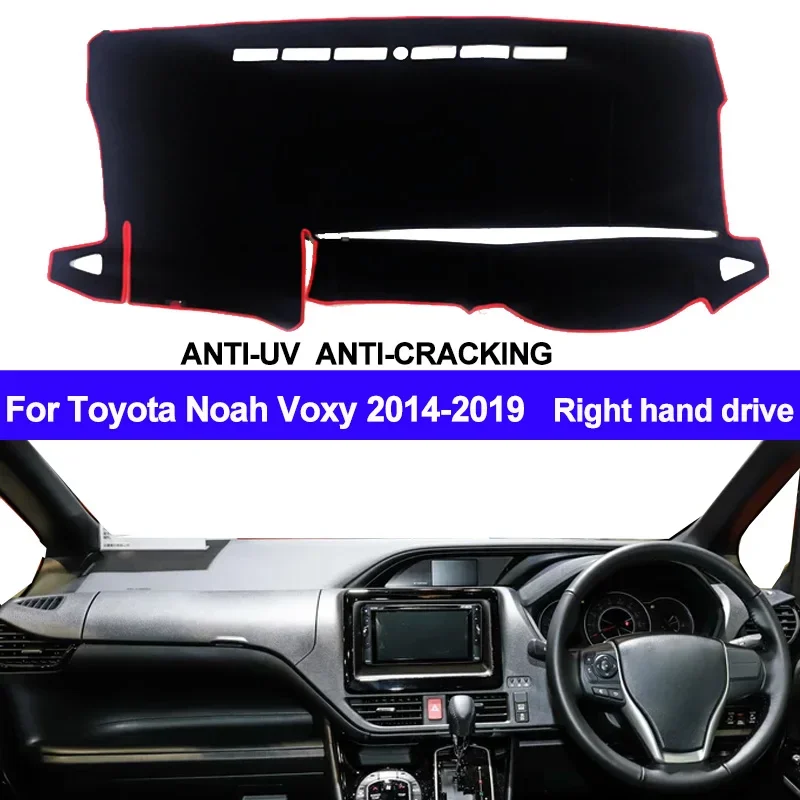 For Toyota Noah Voxy 2014 2015 2016 2017 2018 2019 Car Accessories Protective Pad Dashboard Cover Silicone Non-Slip Mat Sunshade