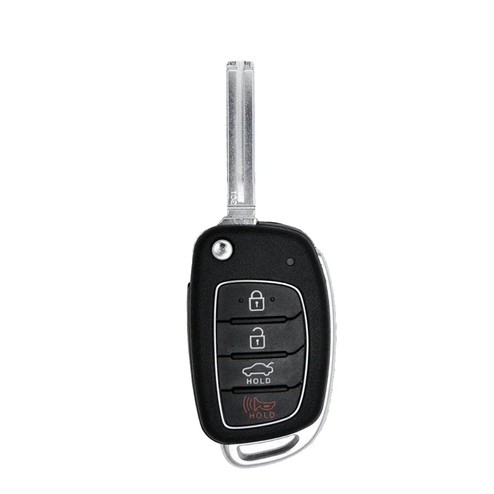 Novo TQ8--4F25 95430-D3010 Flip Remoto Smart Key Fob 4 Botão 433MHz Keyless Entrada para