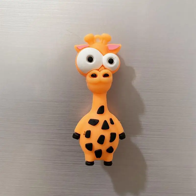 1 шт., магнит на холодильник с животными, обезьяны, зебры, милый магнит на холодильник, мультяшные магнитные наклейки на холодильник для взрослых и детей, доска «сделай сам»