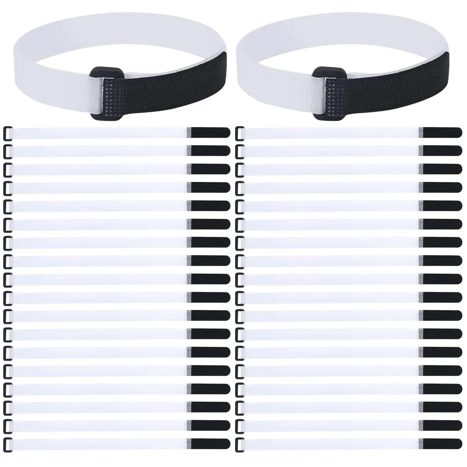 50 قطعة شبكة كرة القدم الأشرطة عقد الكرة وضع صافي العلاقات مستقرة قوي الأشرطة العلاقات للأطفال في الهواء الطلق ملعب الرياضة بنين الصالة الرياضية