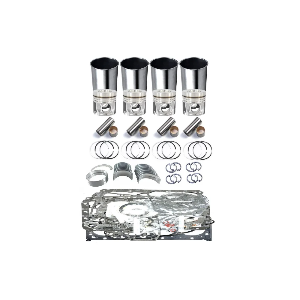 Комплект для капитального ремонта двигателя V3307 для Kubota V3307T M6040 Bobcat S630 1J751-2111 Комплект для капитального ремонта двигателя V3307 для Kubota V3307T M6040 Bobcat S630 1J751-2111