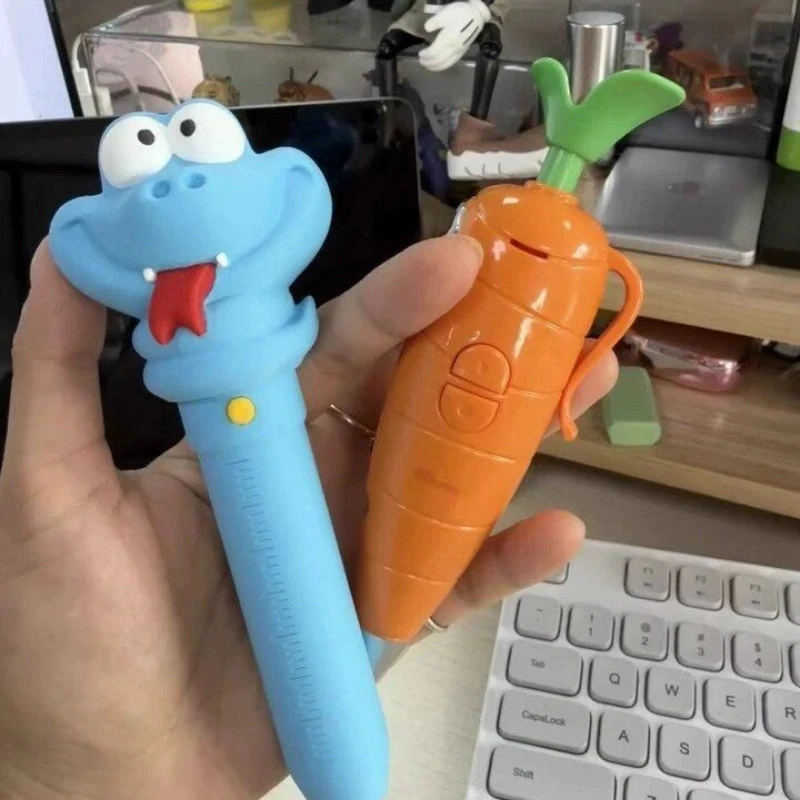 

Disney Zootopia Judy Carrot-Shaped 2-In-1 Voice Recorder Ballpoint Pen 60sencond Recording Function Stationery Ballpoint Pen