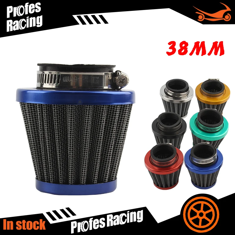 Motorbike Universal 38mm Air Filter Intake Induction Kit For GY6 50cc 110cc 125cc Motorcycle Scooter ATV Dirt Bike Accessories