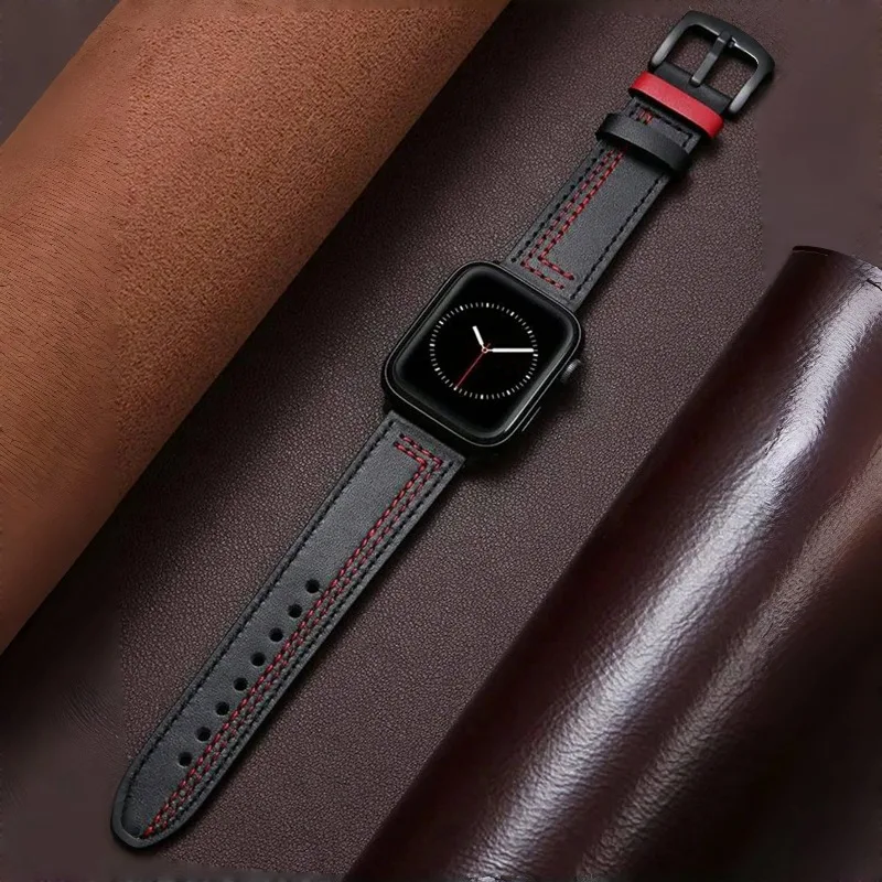 Vintage-Lederarmband für Apple Watch, 49 mm, 38, 46, 42, 45, 41, 40, 44 mm, Armband für iWatch Series Ultra 2 SE 12 11 10 9 8 7 6 5 4
