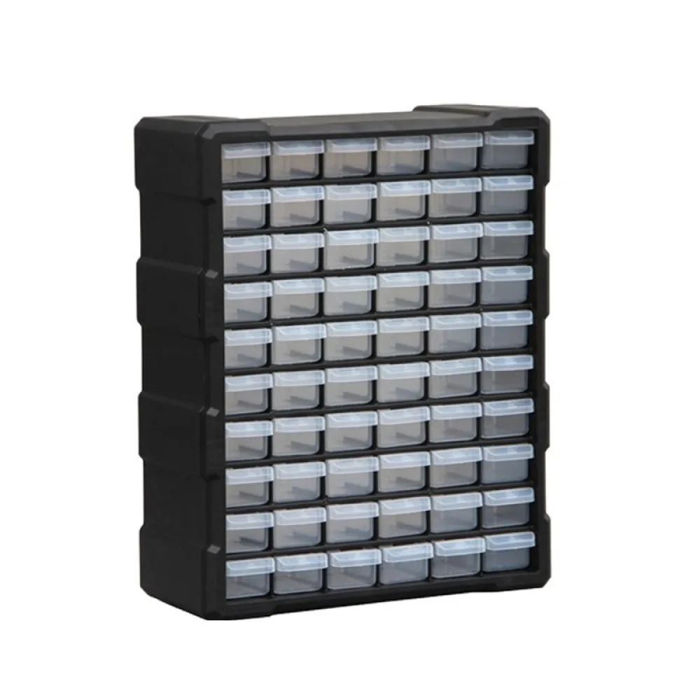 Plastic Drawer Cabinet For Small Parts Hardware Screws Electronic Components Jewelry Craft Storage Workshop Bin