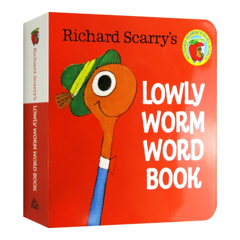 Lowly Worm Word Book, Baby Children's books aged 1-3, English picture book 9780394847283