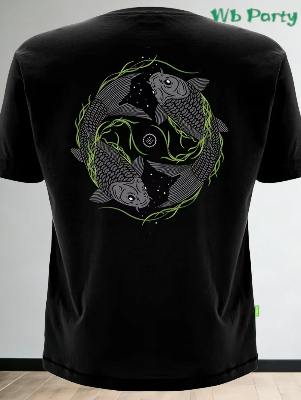 Herren-T-Shirt mit 3D-Druck, Koi-Muster, glückliches Kurzarm-Top, Sommer, Harajuku, lässig, minimalistischer Stil, Neujahrs-Herrenbekleidung – Detail 10