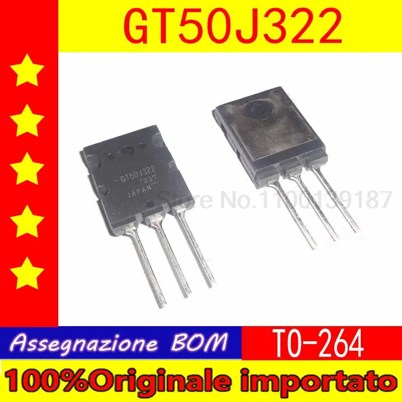 10pcs/lot  GT50J301  GT50J322  GT50J325 TO-264 50A  600V IGBT transistor (selling only raw materials)