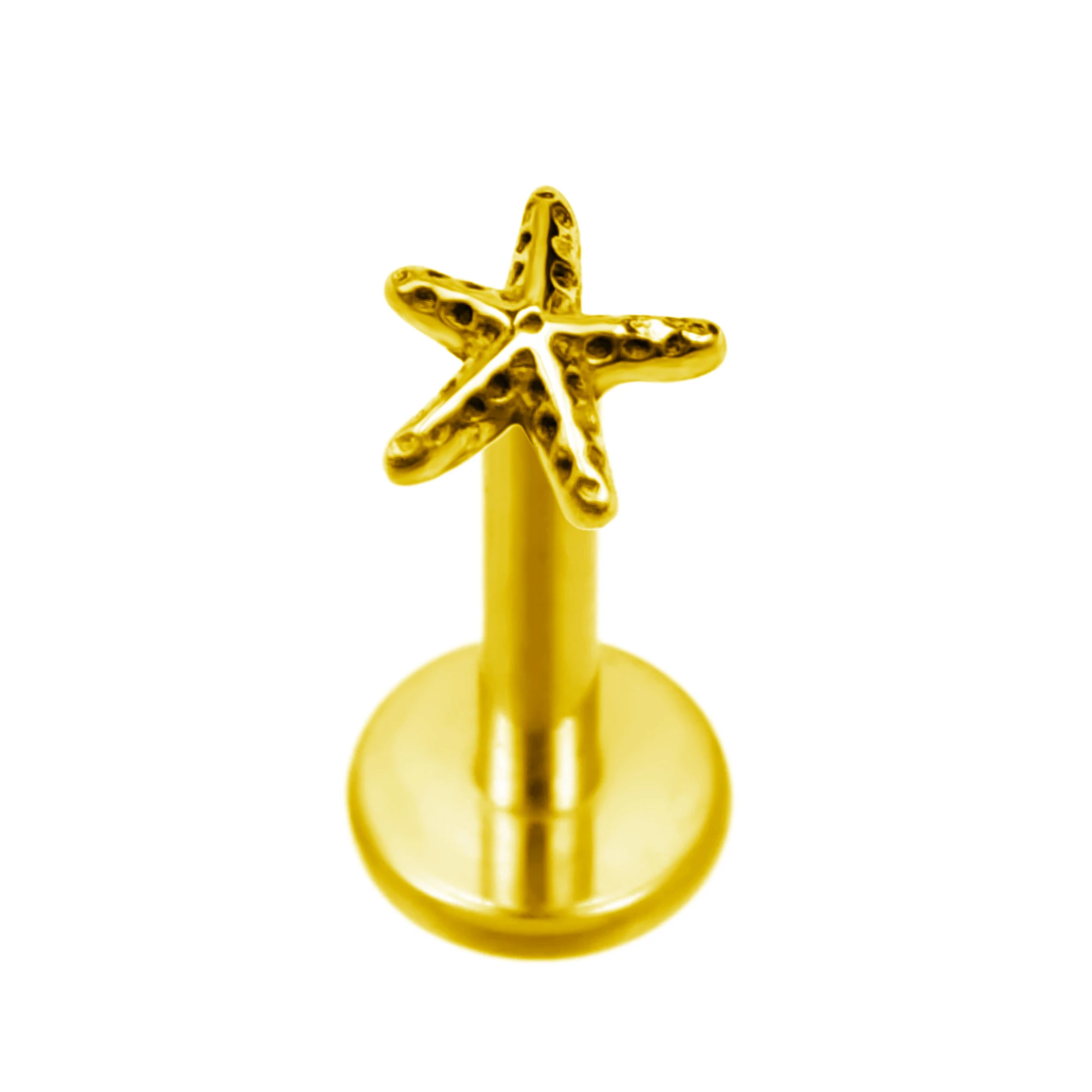 Titanium Star Threadless Piercing Earring for Cartilage