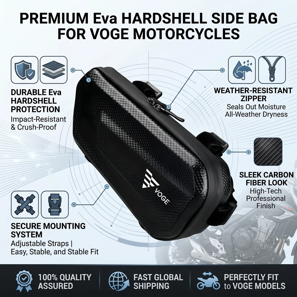 Easy To Clean Large Capacity EVA Motorcycle Saddle Bag Tool Bag With LOGO For Aprilia RS125 RS 125 2006 2007 2008 2009 2010
