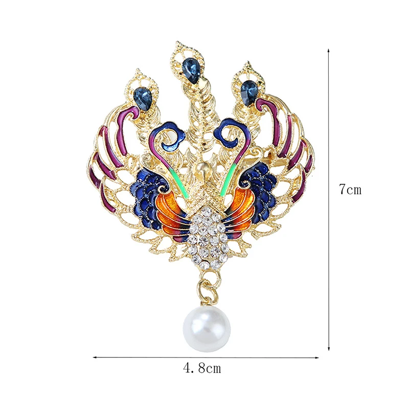 Mode Chinese Stijl Phoenix Parel Broche Voor Vrouwen Kleding Jas Sieraden Accessries Geschenken