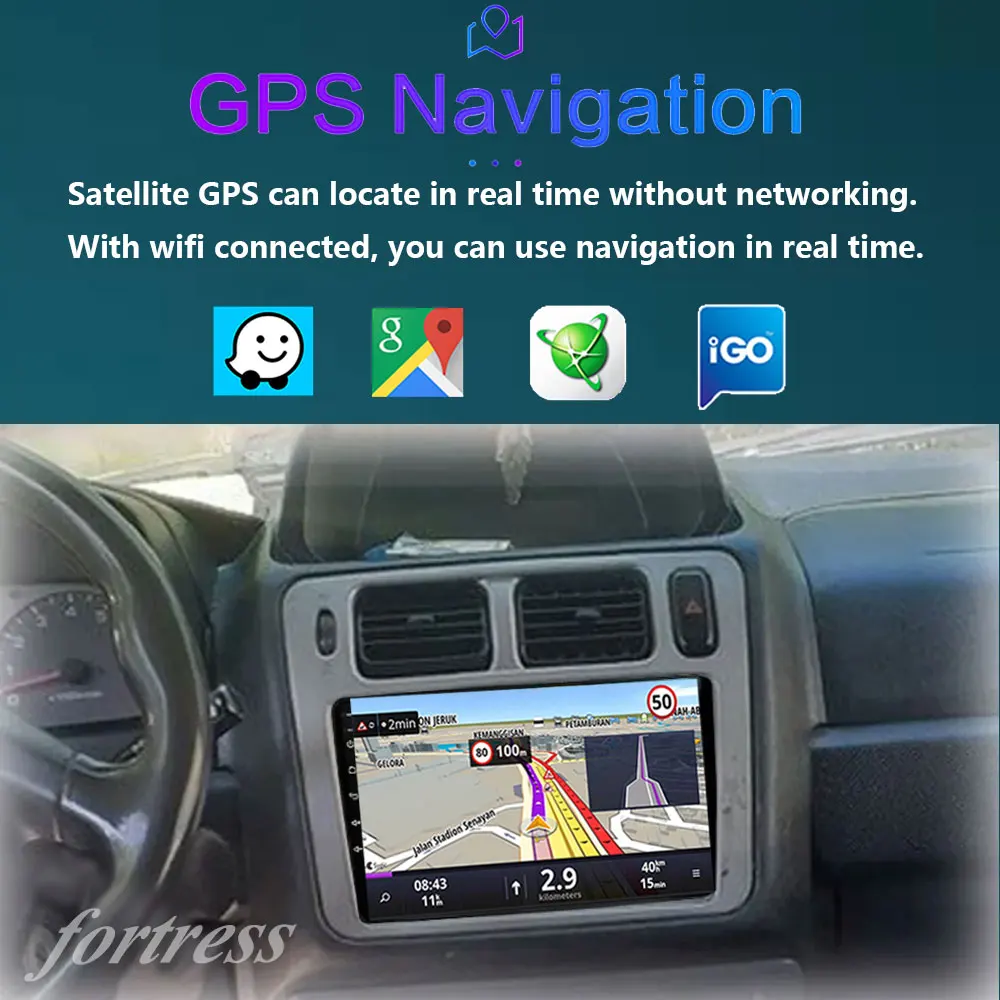 Radio samochodowe DSP 2din dla Mitsubishi Pajero iO 1998-2007 Android 13 4G WIFI Android Auto Carplay GPS nawigacja bez odtwarzacza DVD