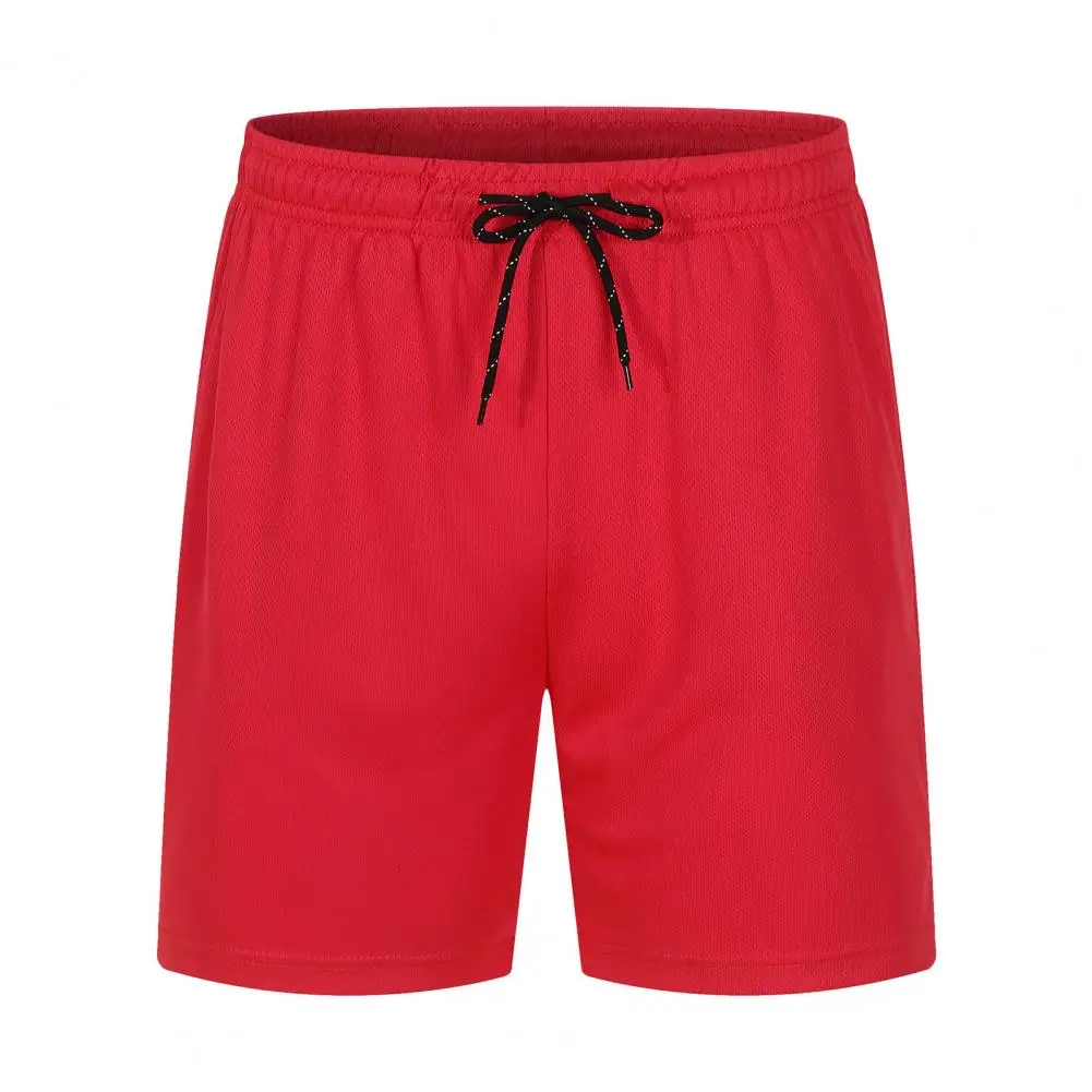 Men Beach Shorts Men's Wide Leg Beach Shorts with Adjustable Drawstring Waist Pockets Solid Color Casual Summer Shorts for Men