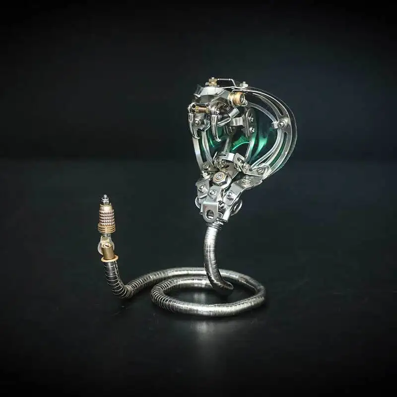 ชุดประกอบโมเดลงูแบบแม่เหล็ก DIY พังก์ 3 มิติ โลหะ 3 มิติ ปริศนาประกอบกลไก ของขวัญส่วนตัว ของเล่น