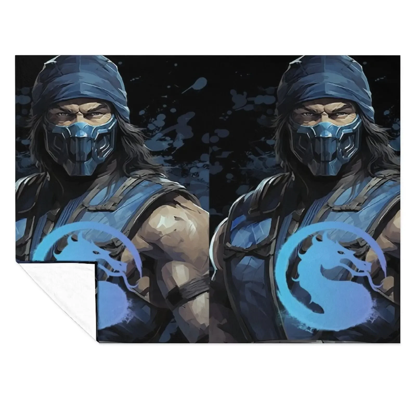 

MK 1 Sub Zero Throw Blanket Weighted Soft Plush Plaid Bed covers warm for winter Blankets