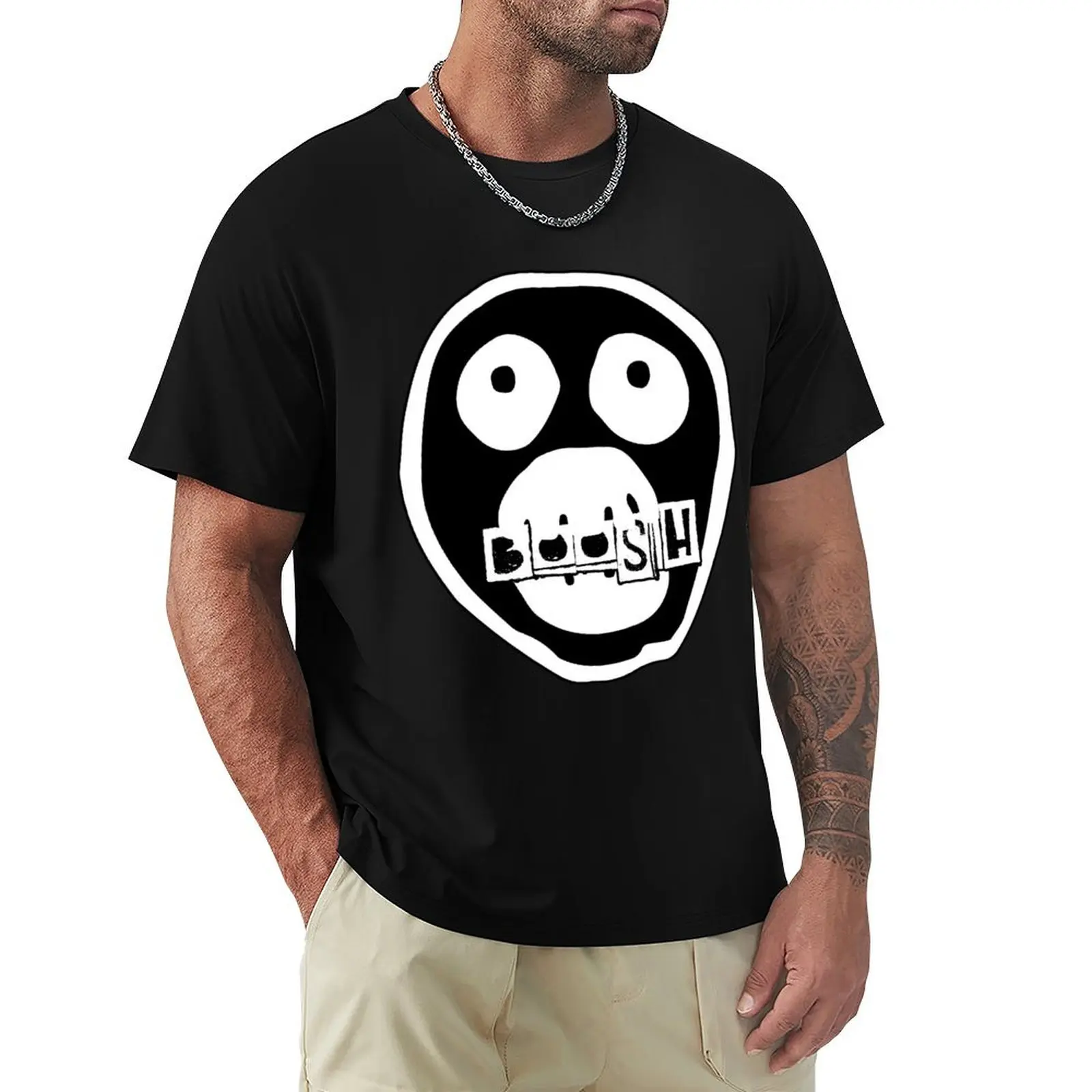 boosh man howard vince moon crack fox hitcher peppermint uk comedy weird trippy T-Shirt All Weather Casual Short Sleeve