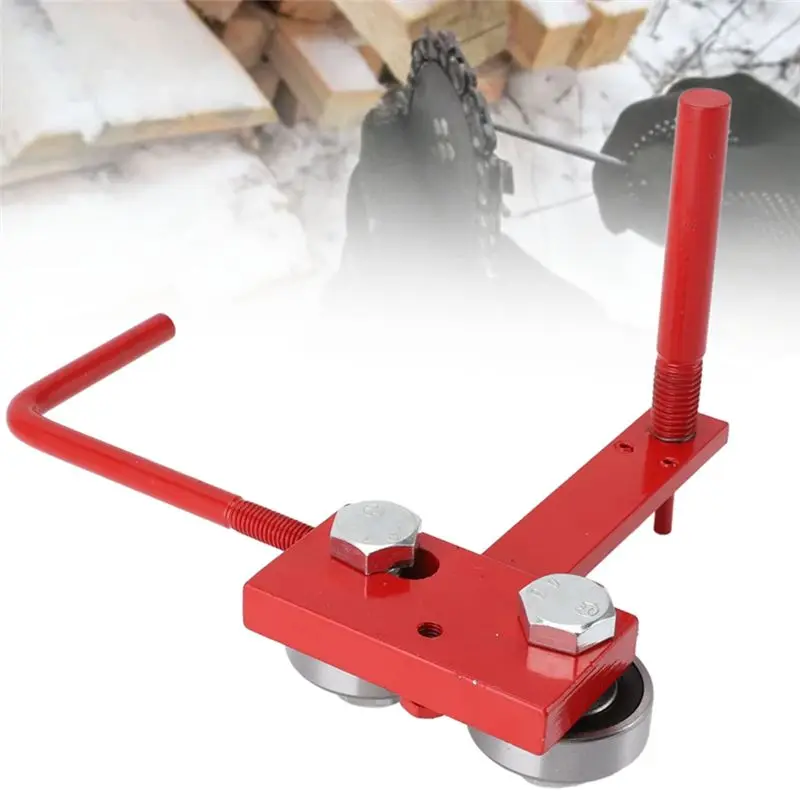 ABGE-Chain Saw Guide Bar Closing Tool Chain Guide Straightener Set For Chain Grinding