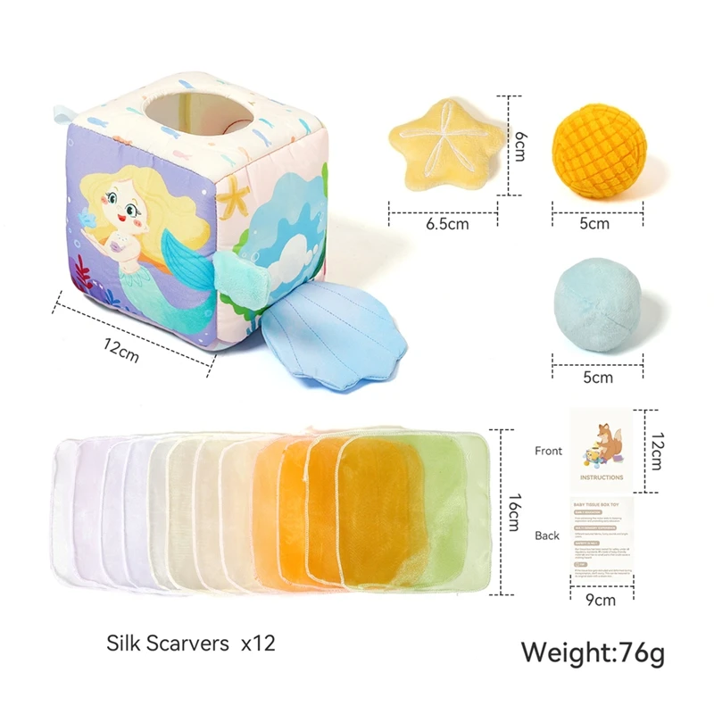 0-6 Baby Toys Soft Farm Animals Music Touch Sensory Toys Box Magic House Baby Develop Finger Precision Movement Toys