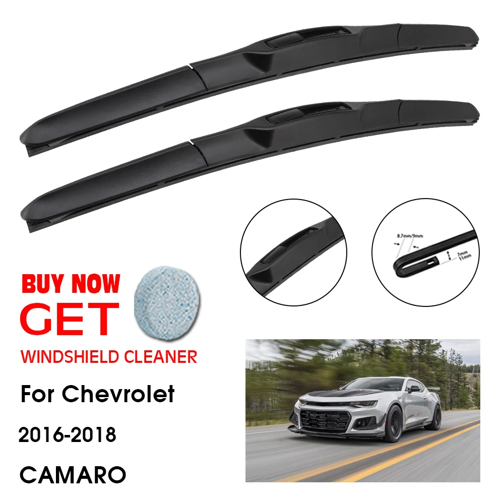 

Car Wiper For Chevrolet CAMARO 22"+20" 2016-2018 Front Window Washer Windscreen Windshield Wipers Blades Accessories