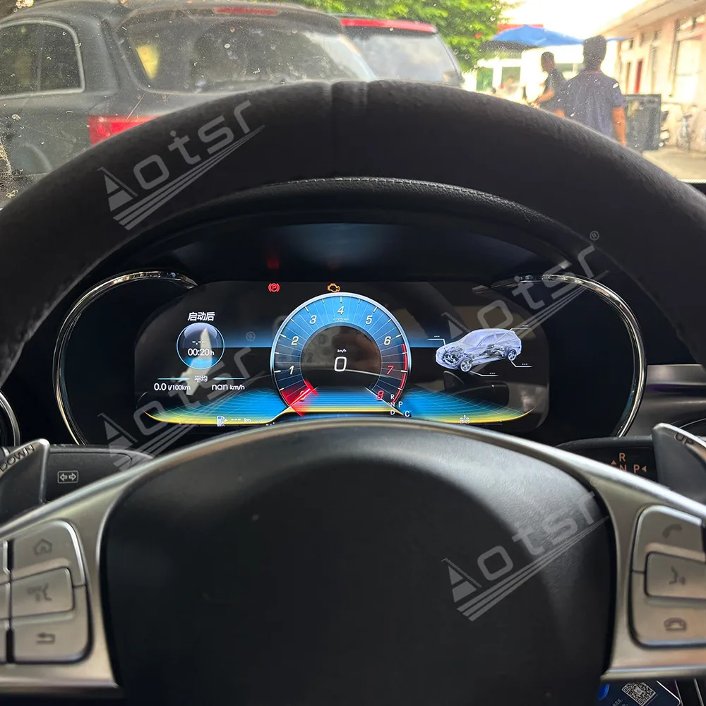 Digital Cluster For Mercedes-Benz GLC 2016-2020 LCD Instrument Panel Carplay Dashboard HD Visual Plug Play Strong Compatibility