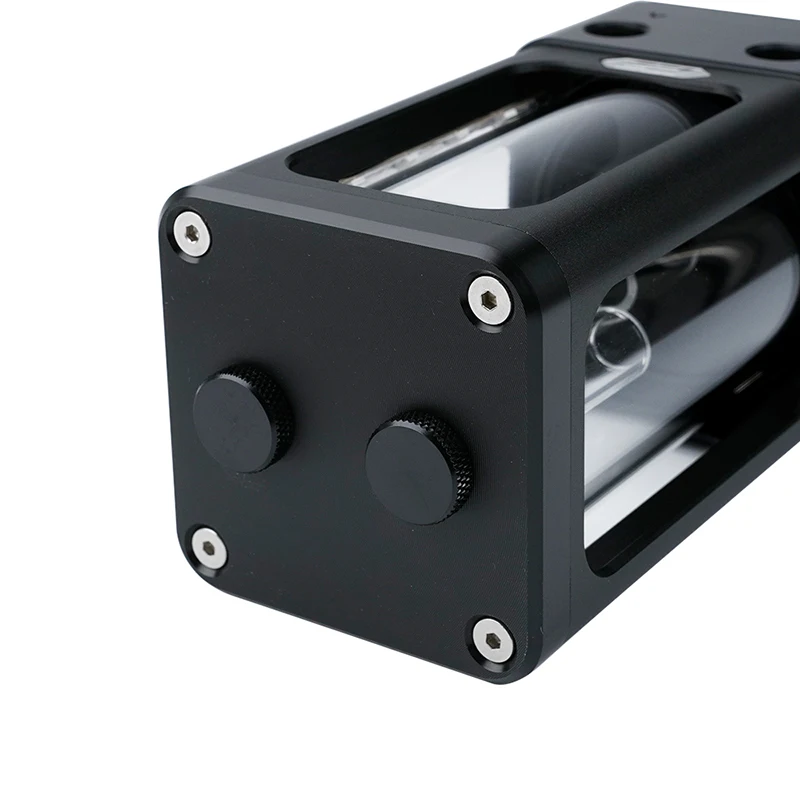 Imagem -03 - Icemancooler Tanque de Água Pequeno Vidro Preto Apenas Bomba Ddc Compatível Reservoir Combo 5v 3pin Argb Light System Dx3120