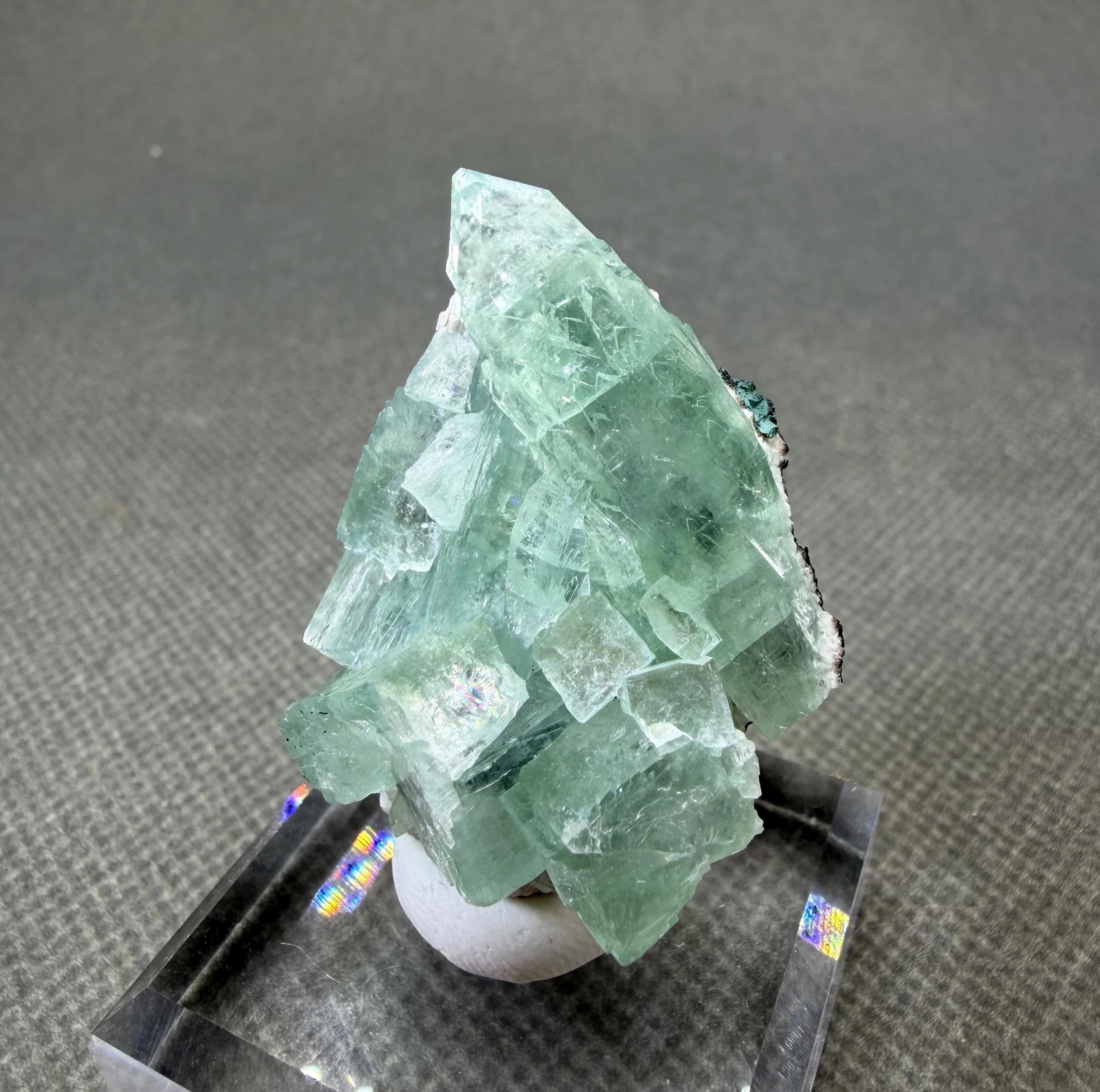 22 g Natural Green Apophyllite Specimen from India, Raw Mineral Specimen for Collection & Healing Crystal Home Decor