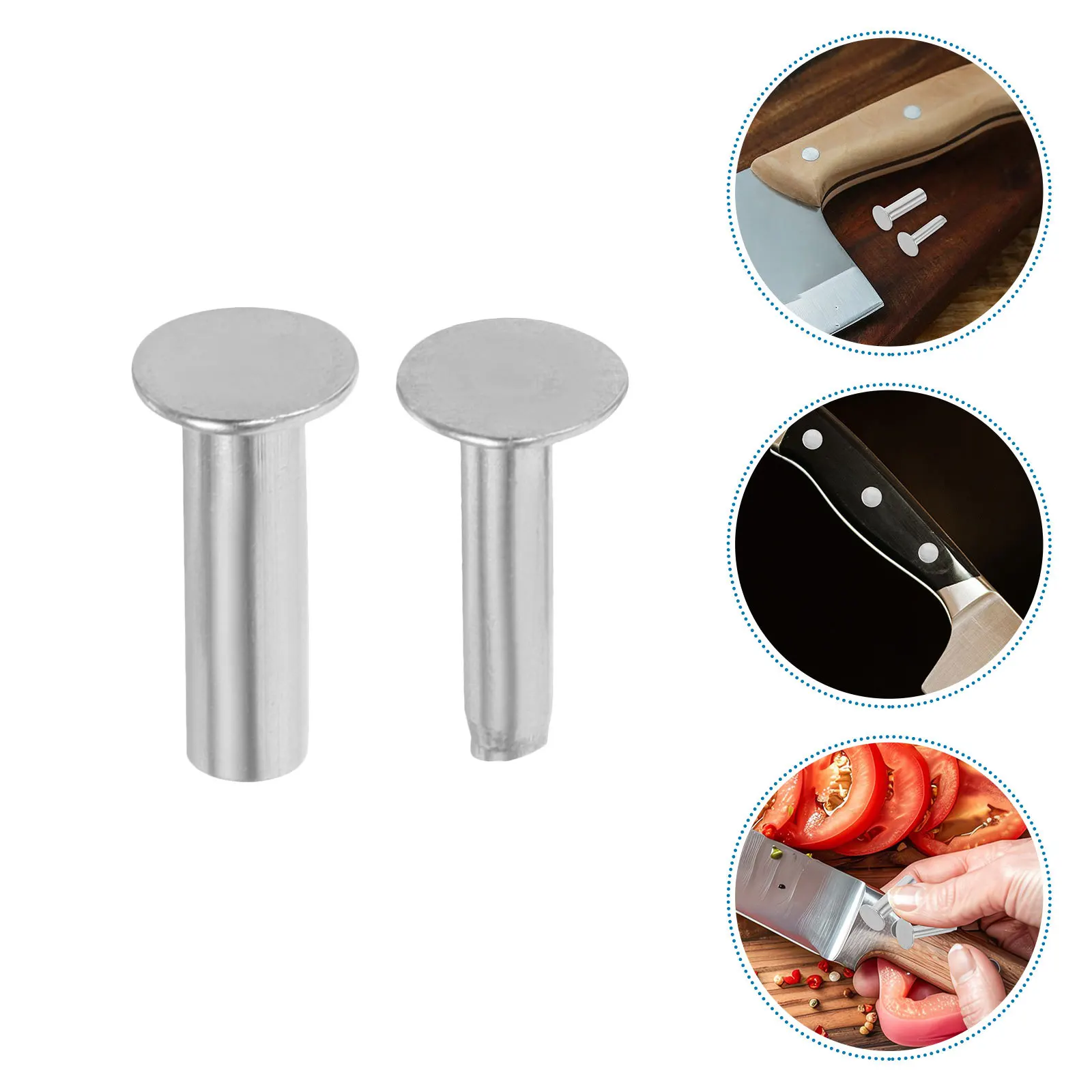 

Handle Pins Stainless Steel Cutlery Rivets Precision Fasteners For Kitchen Knife Repair Diy Chef Tools Hardware - Knife