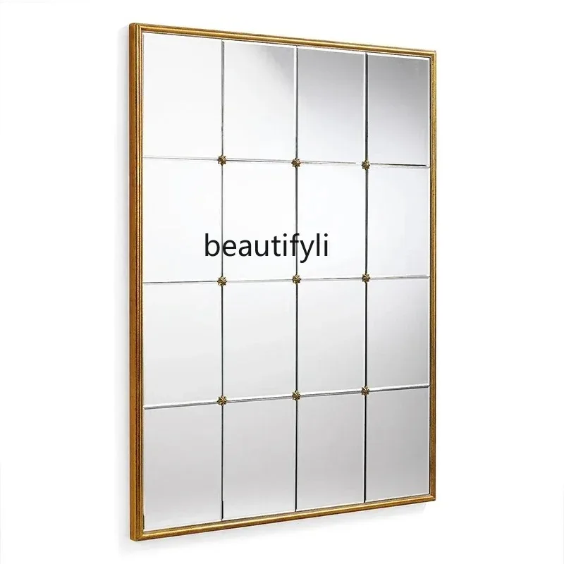 A506  A55 European decorative mirror, American dining side porch wall-mounted mirror, bedroom vanity mirror, bathroom