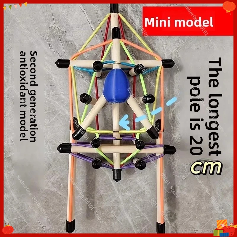 Spine Pelvis Fascia Tensioning Model, Dynamic Axis Anatomy Train Teaching Aid for Body Structure Demonstration