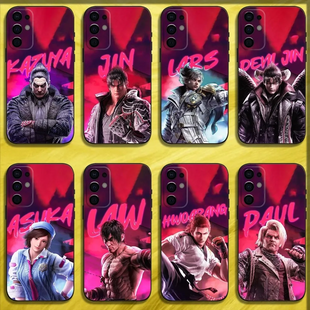 

Game T-Tekken-S 8 B Phone Case For Samsung S24,S21,S22,S23,S30,Ultra,S20,Plus,Fe,Lite,Note,10,9,5G Black Soft Cover