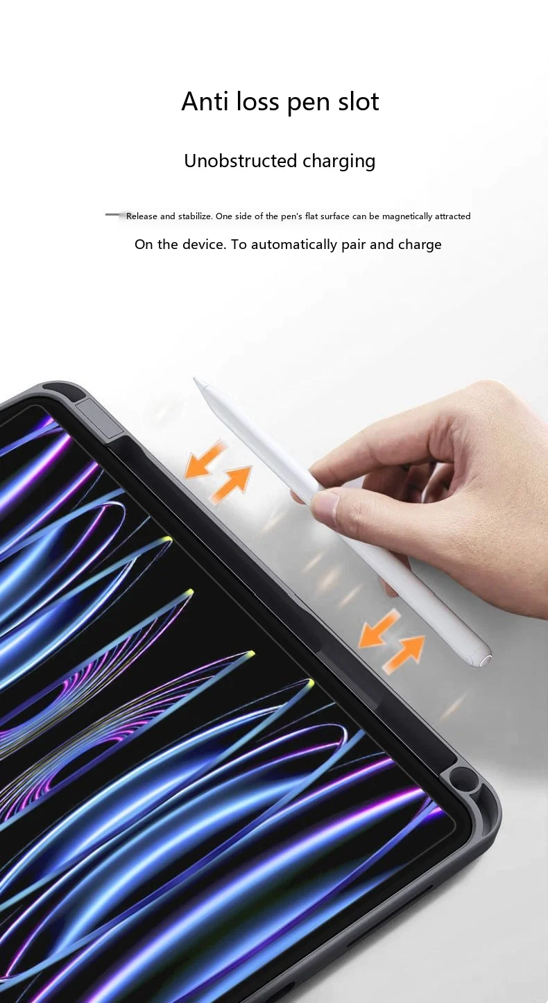 Für OPPO Pad OnePlus Pad 13,2 12,1 11,6 11,4 11 8,8 Zoll TPU Y Fold 720 Magnetische Trennhülle – Detail 8