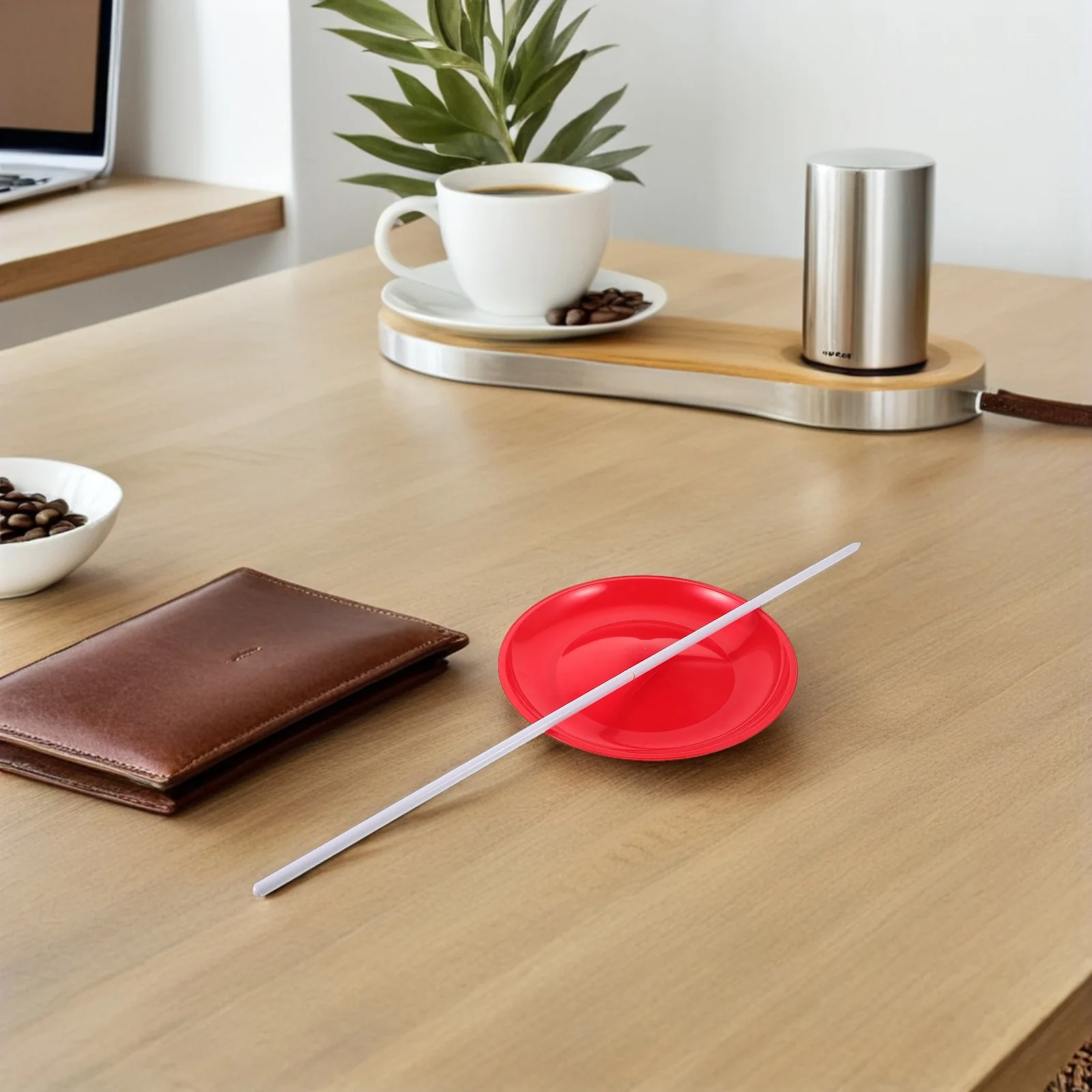 

2pcs Juggling Plate Spinning Set Lightweight Balance Rod Vibrant Colors For Circus Stage Performance Acrobatic Prop Party