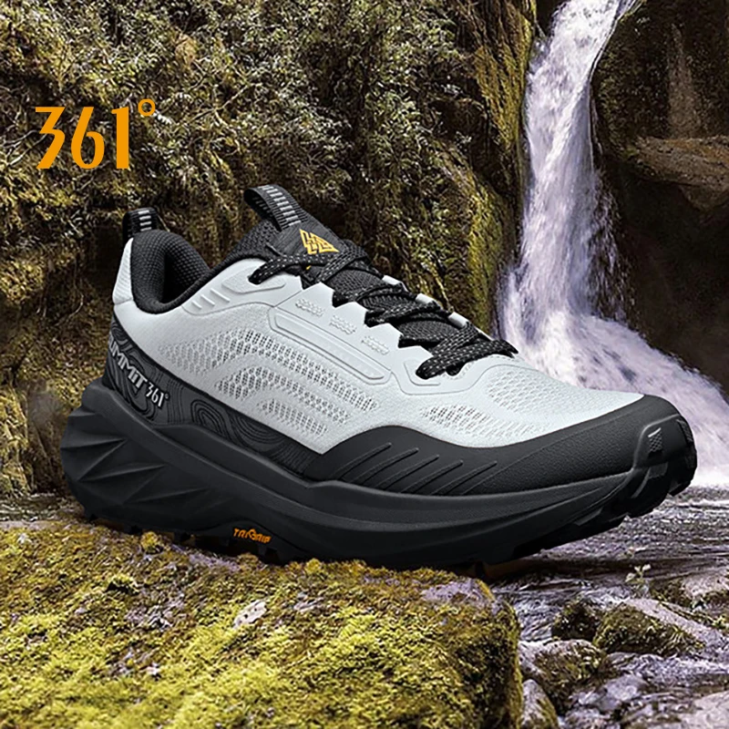 

361 Degrees Yushan 3.0 Men Running Shoes Hiking Cushioning Outdoor Breathable Non-slip Outdoor Jogging Male Sneaker 672532214