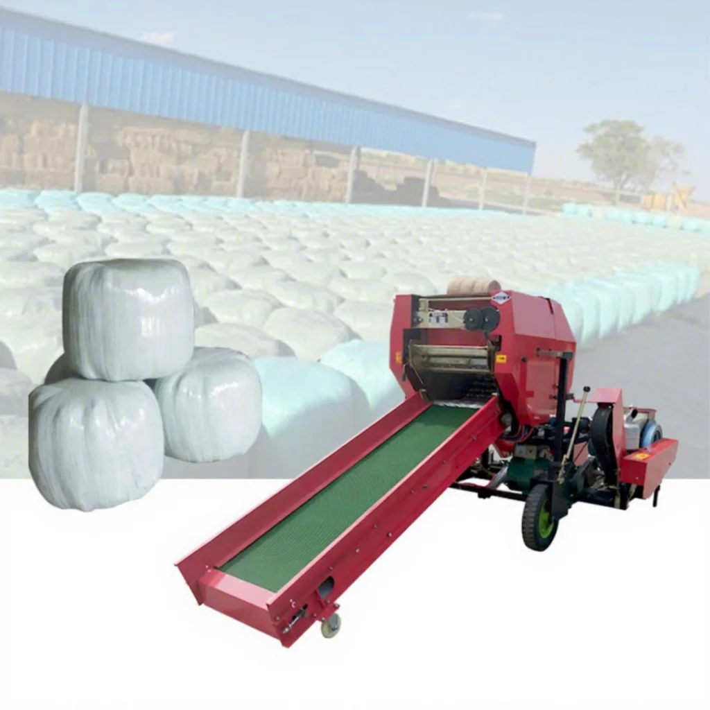 آلة تغليف وربط السيلاج ذات الت - مراجعة Silage Baler Machine وسعره