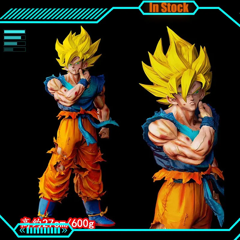 

New 27cm Dragon Ball Anime Figure First Super Saiyan Goku Figure Goku Anime Figure Model Statue Collectible Toys Customized Gift
